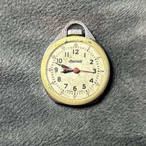 Antique Ingersoll Pocket Watch Nurse Watch For Parts Or Repair